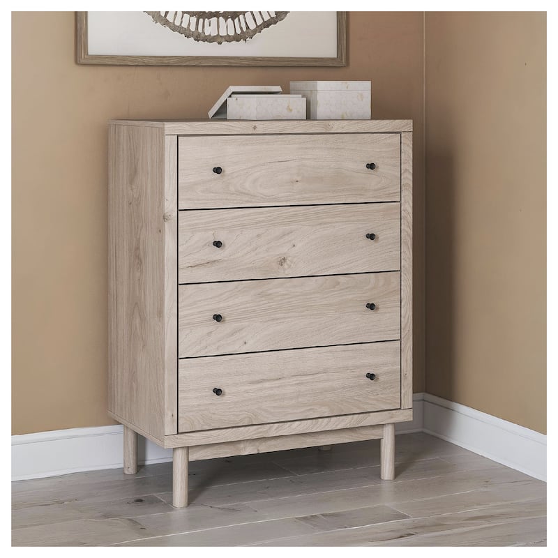 Signature Design by Ashley Shapella Brown Chest of Drawers - Brown - 4-drawer