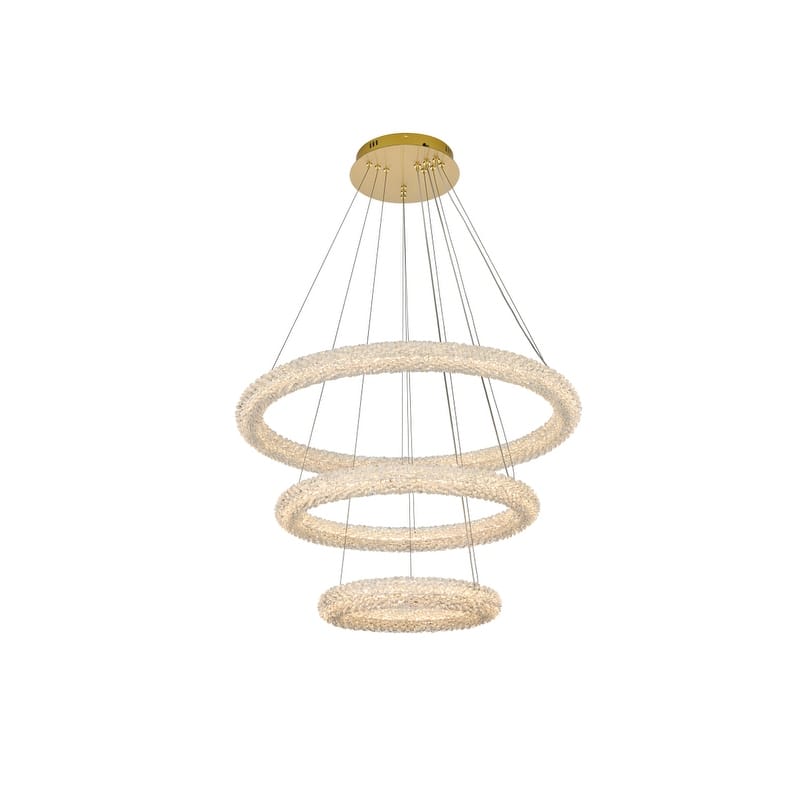 Indigo Home 32 inch Adjustable LED Chandelier