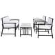 preview thumbnail 9 of 42, SAFAVIEH Outdoor Living Krissy 4-Piece Patio Set