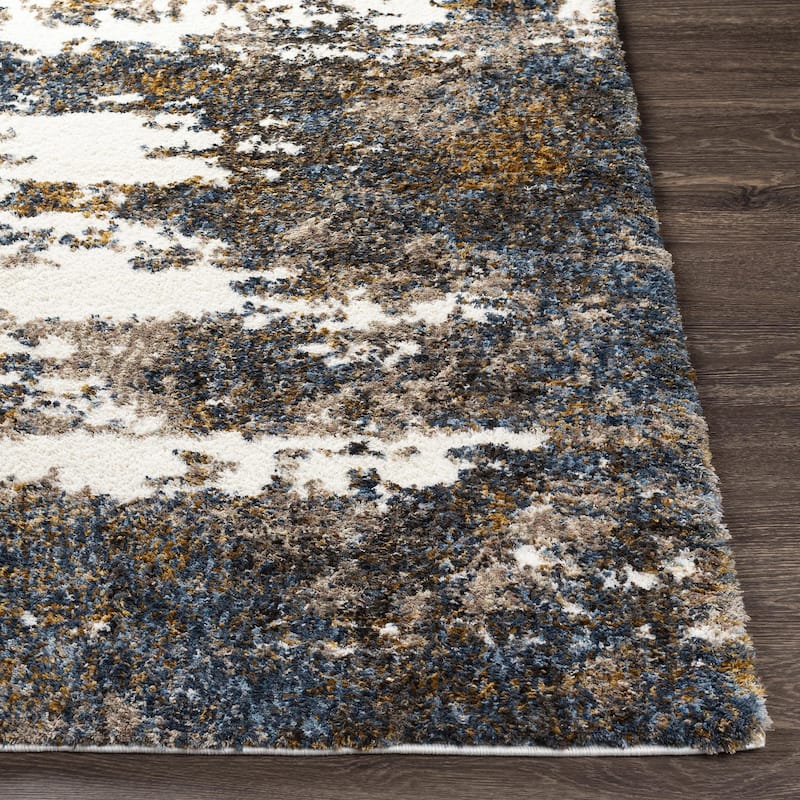 Artistic Weavers Tiago Abstract Watercolor Modern Shag Area Rug