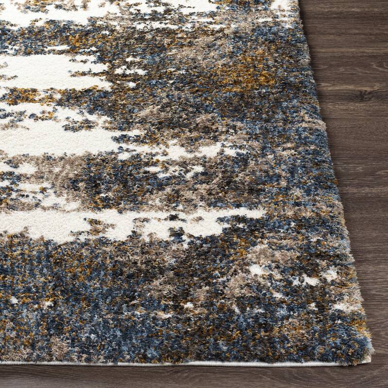 Livabliss Bohemian & Eclectic Celestial Shag Abstract Area Rug