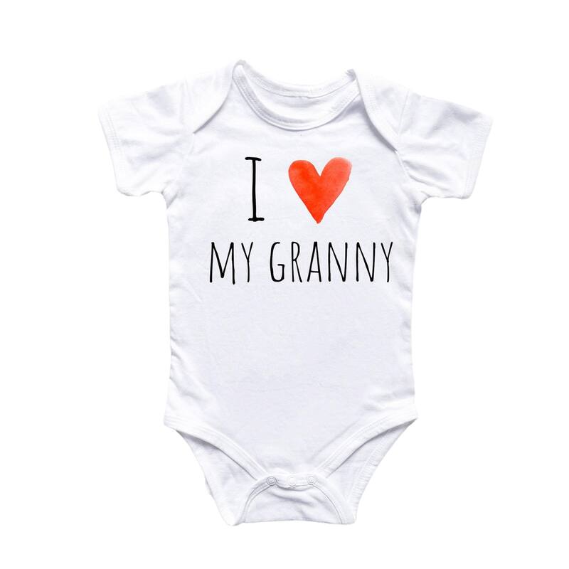 Granny Grandma - Baby Boy Girl Clothes Infant Bodysuit Funny Cute Newborn - Blue - 0-3M