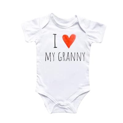 Granny Grandma - Baby Boy Girl Clothes Infant Bodysuit Funny Cute Newborn