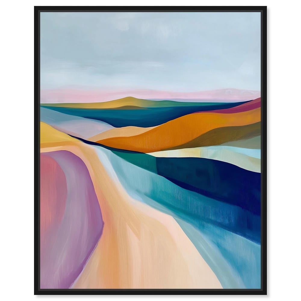 Colorful Dunes II Canvas by Art Remedy