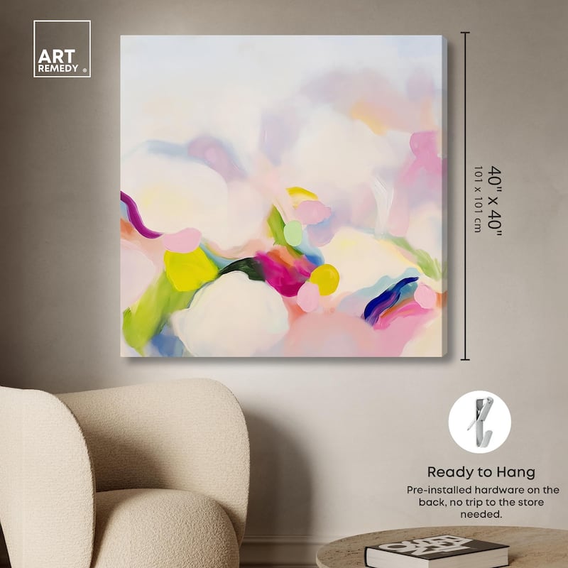 Colorfield Patches II Canvas by Art Remedy, Gallery Wrapped