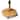 55lbs Round Concrete Market Umbrella Base With Wheels - N/A