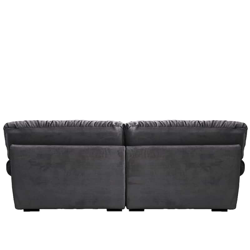 89" Tufted Sofa Cloud Shaped Couch