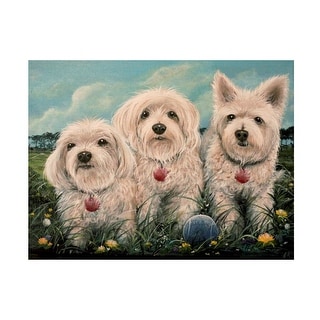 Greg Farrugia 'Three Rascals' Canvas Art