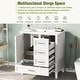 preview thumbnail 6 of 47, 30" Bathroom Vanity, Bathroom Cabinet with Sink Combo Set, Bathroom Storage Cabinet with a Soft Closing Door and 3 Drawers