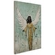 preview thumbnail 2 of 7, "Earthly Angel II" Fine Giclee Printed Directly on Hand Finished Ash Wood Wall Art