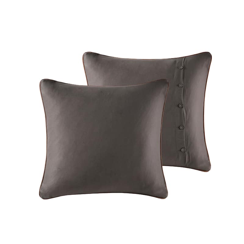 Woolrich Bitter Creek Grey/ Brown Oversized Comforter Set