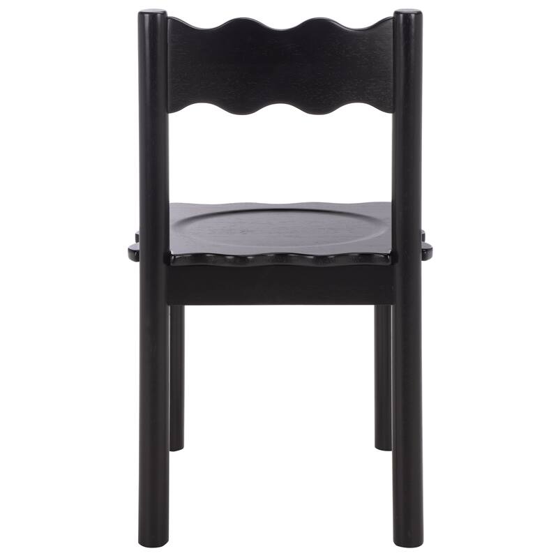 SAFAVIEH Home Nolly Scallop Dining Chair (Set of 2) - 20"W x 19"D x 34"H