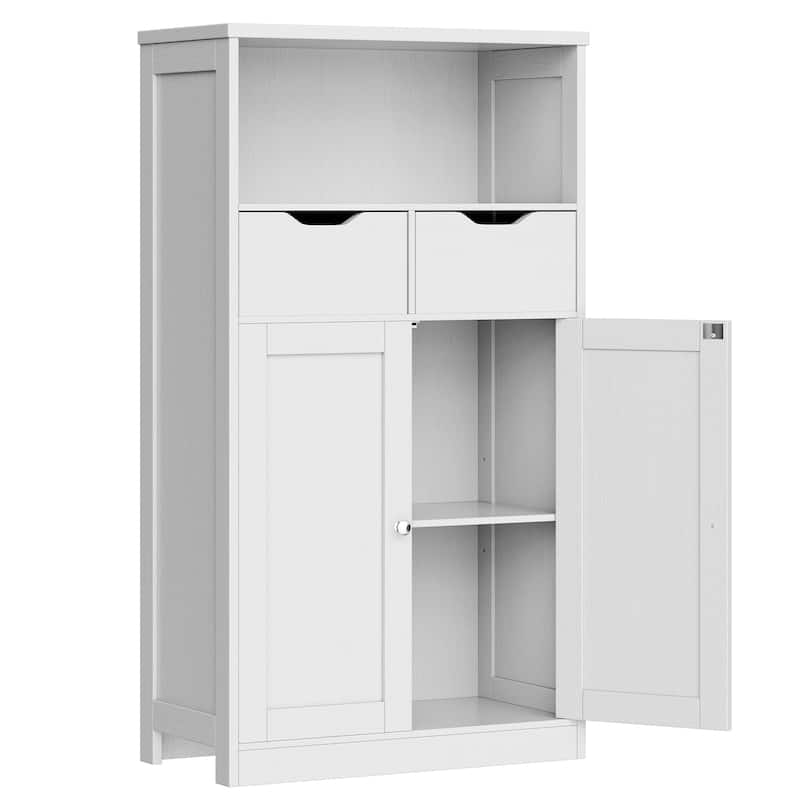 Bathroom Storage Cabinet - Waterproof Free Standing Storage Cabinet