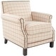 preview thumbnail 7 of 9, Safavieh Easton Tan Club Chair - 28.3" x 33.1" x 31.7"