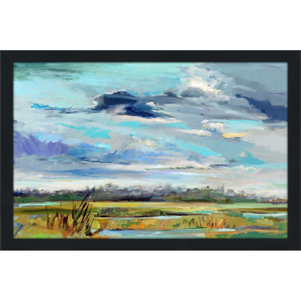 "Marsh Skies" by Carol Hallock Print on Acrylic