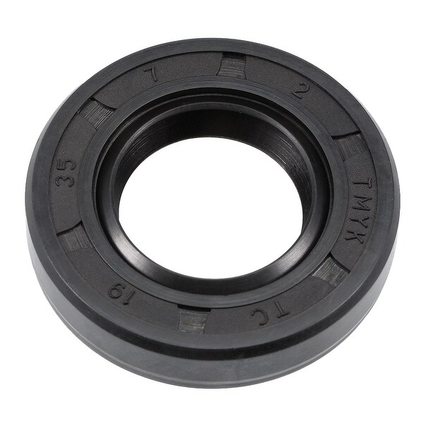 Oil Seal, TC 19mm x 35mm x 7mm, Nitrile Rubber Cover Double Lip - 19mmx35mmx7mm