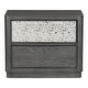 preview thumbnail 16 of 22, Furniture of America Piez Modern 3-Piece Ash Grey Wood Platform Bedroom Set with 2-Drawer Nightstand