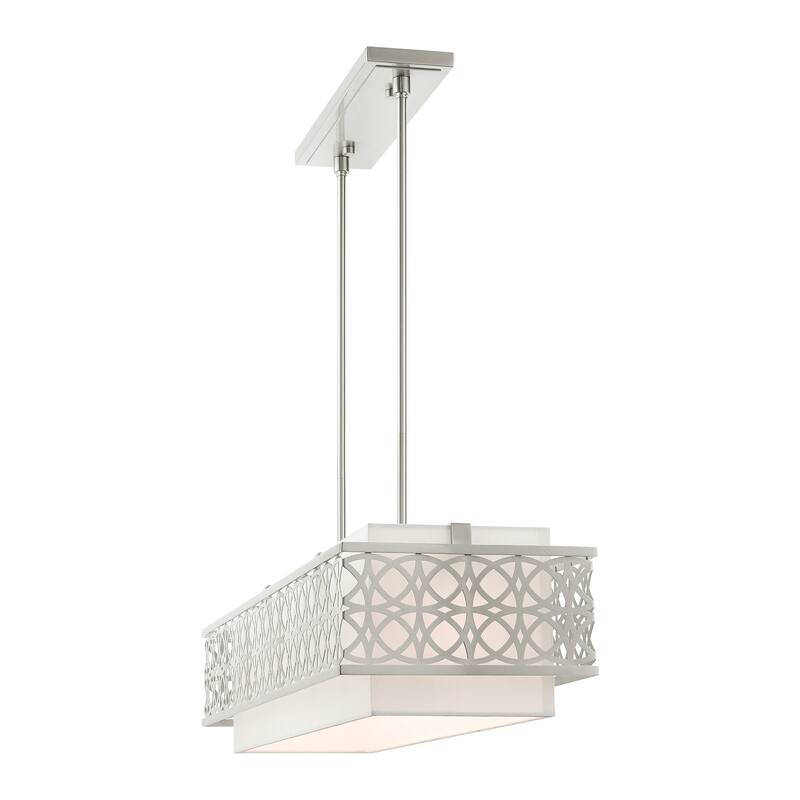 Livex Lighting Calinda 6 Light 40" Wide Linear Chandelier
