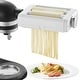 preview thumbnail 1 of 19, Pasta Attachment for KitchenAid Stand Mixer, Stainless Steel Pasta Roller Cutter Set Including Pasta Sheet Roller 3-IN-1