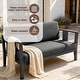 preview thumbnail 197 of 195, Outdoor Teak Solid Wood Patio Furniture Set Loveseat Armchair Table Collection
