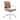 Benmar Ribbed Executive Office Chair, Ergonomic Swivel Desk Chair, Padded Chrome Arms, Black PU Leather