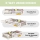 preview thumbnail 23 of 23, Twin Size Kids Floor Bed with Guardrails and Door