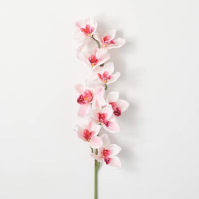 Sullivans Artificial Pink Cymbidium Orchid Stem