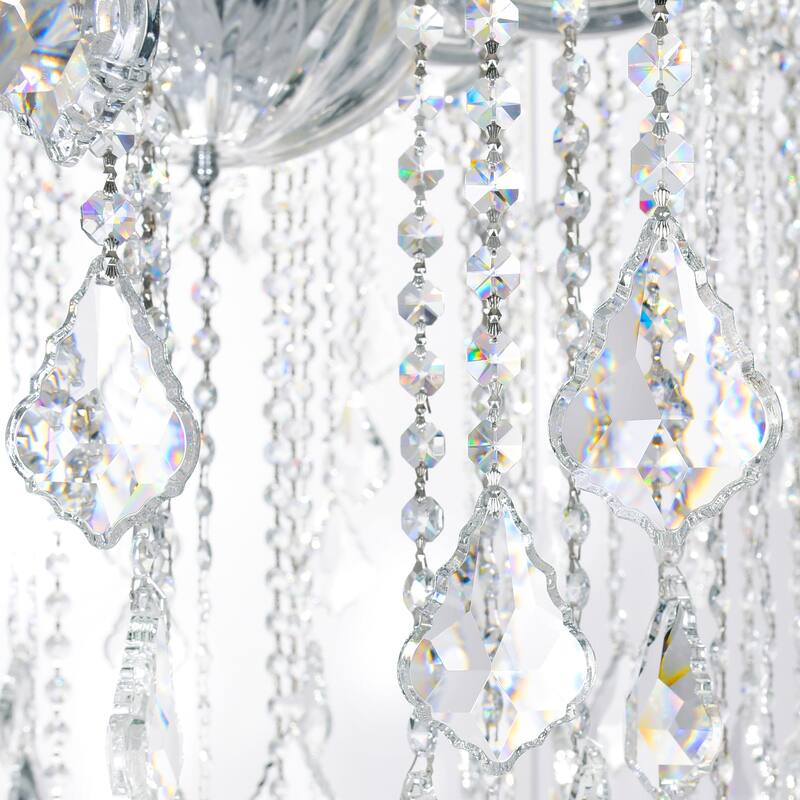 Maria Theresa 33 Light Up Chandelier With Chrome Finish