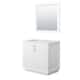 Option White, Brushed Nickel Trim, No Top