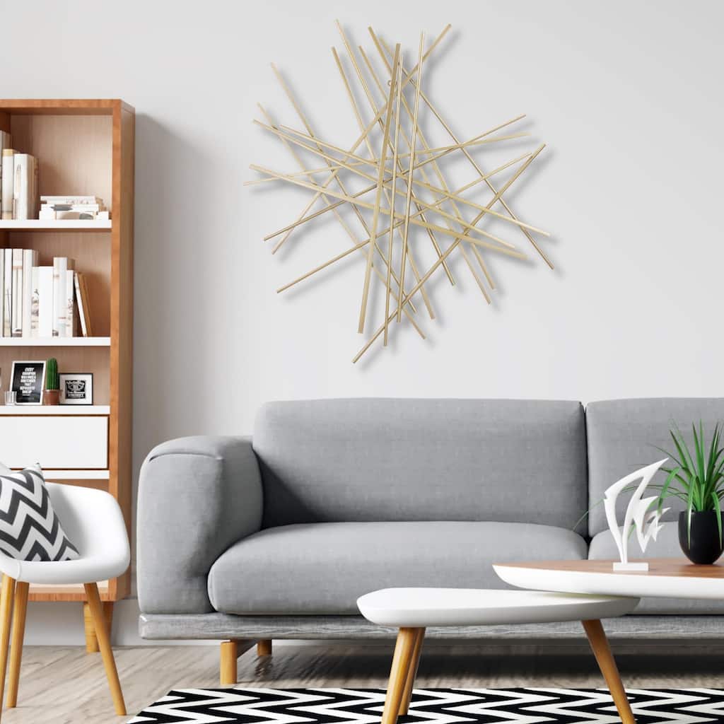 Avalon Gold Abstract Wall Decor