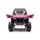 preview thumbnail 3 of 3, Kids Ride On Car With 2.4G Remote Control, 12V 4WD Battery Powered Electric Vehicle With Music, Power Display - Pink