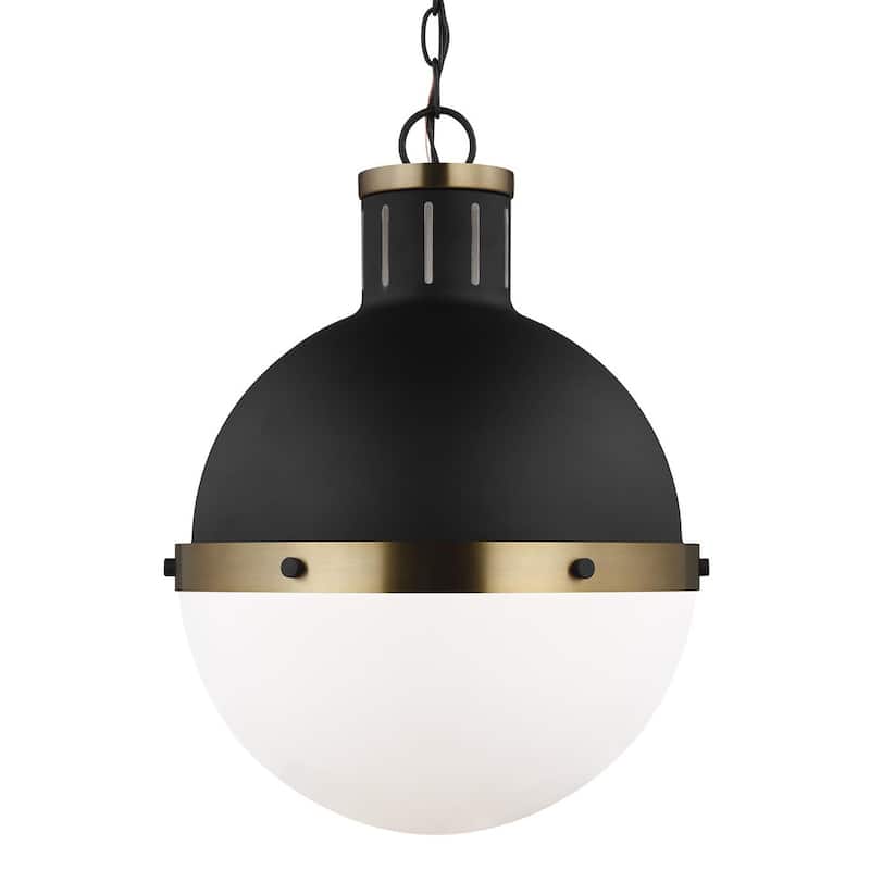 Bellevue Loire 13" Wide Pendant - Midnight Black