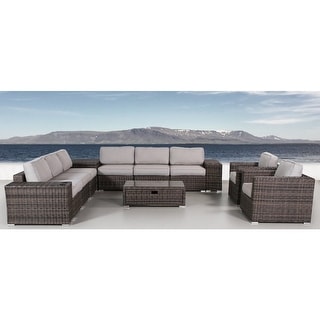 12 Piece Sectional Set with Cushions