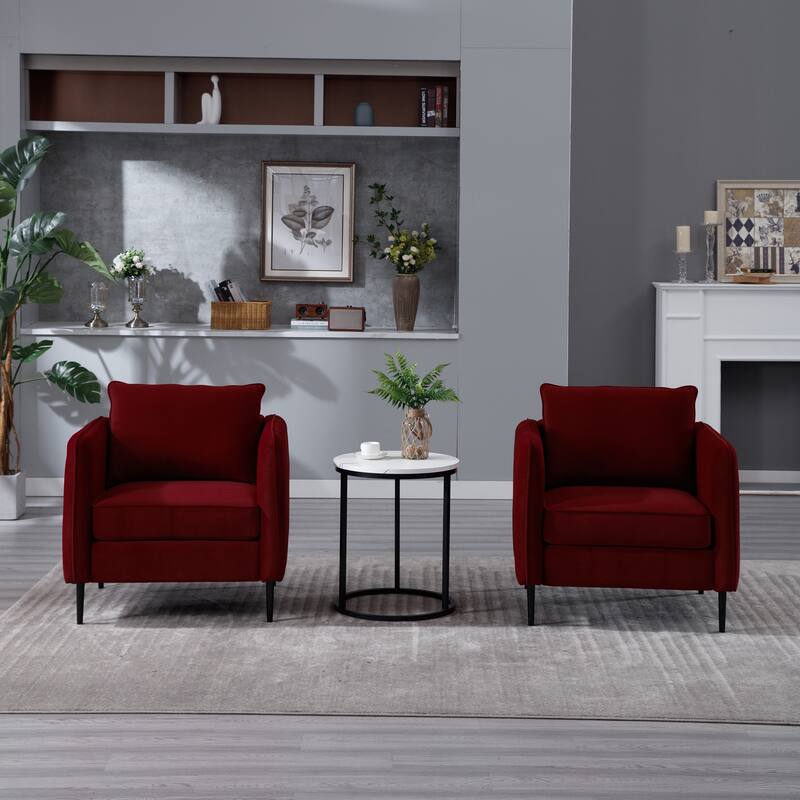 Accent Chair Single Sofa Chair with 1 Pillow
