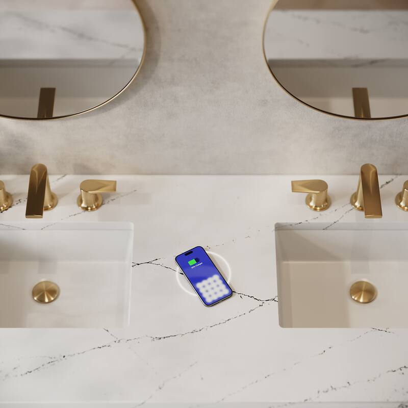 James Martin Vanities 503-V60D-FENC Chicago 60" Free Standing Double