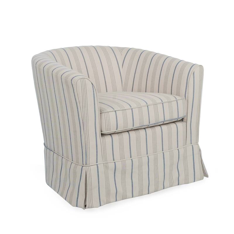 Cozy Rotating Armchair - Soft Upholstered Swivel Chair for Reading, VR, and Relaxation