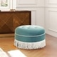 preview thumbnail 64 of 91, Yolanda 24" Upholstered Round Accent Ottoman