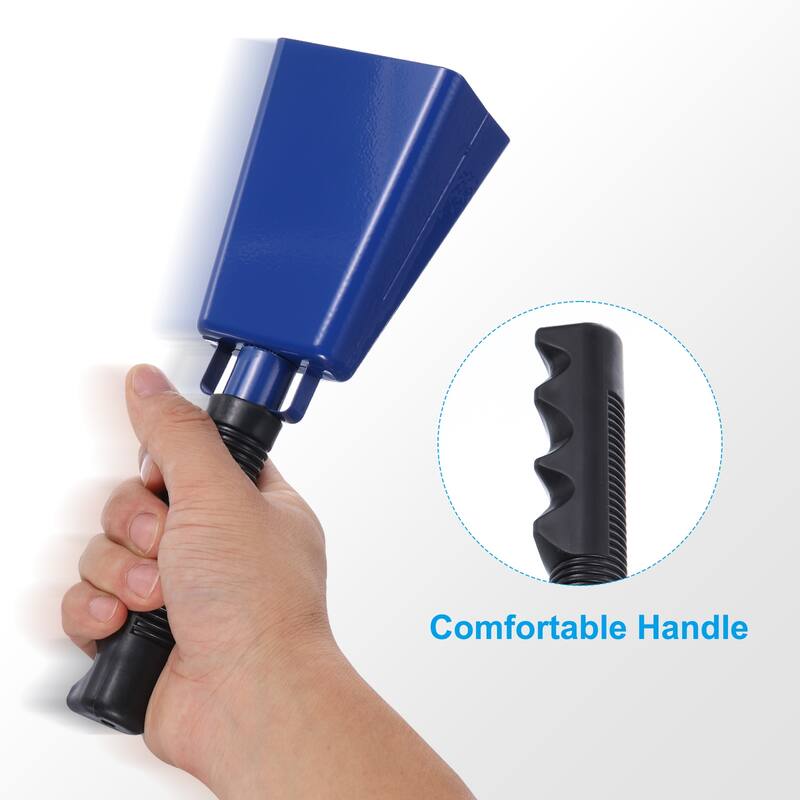 9inch Cow Bells for Football Games, 2pcs Cowbells for Sporting Events - Red