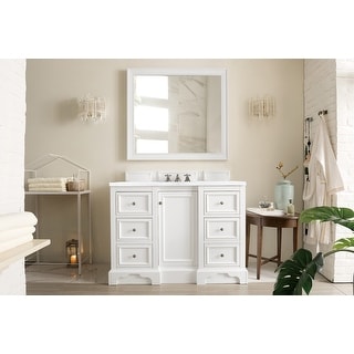 James Martin Vanities De Soto 48" Single Vanity, Bright White