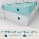 preview thumbnail 9 of 14, LUCID Comfort Collection 10-inch Luxury Gel Memory Foam Mattress
