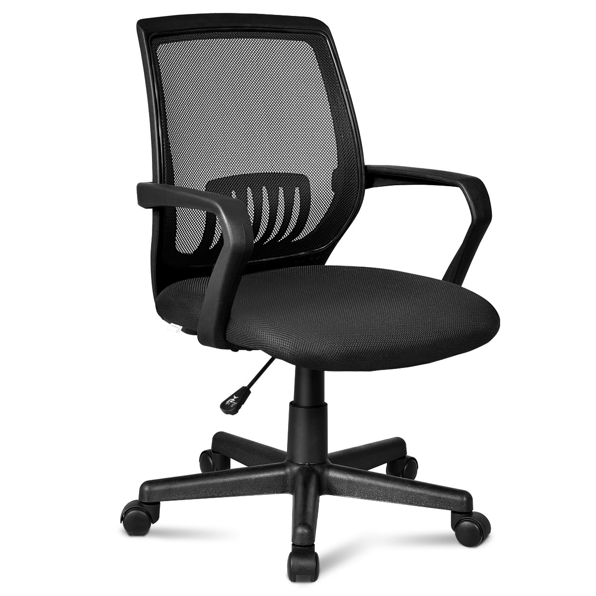 Shop Costway Office Chair Mesh Computer Desk Chair Lumbar Support