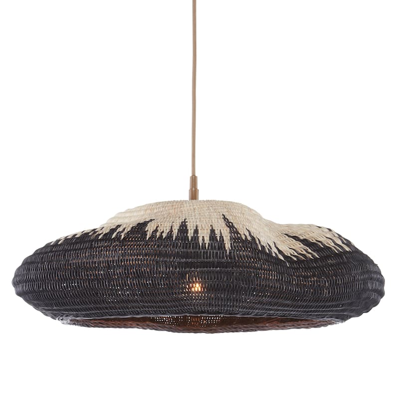 Currey & Company Comme Des Paniers Pendant - 9.5"h x 23"dia