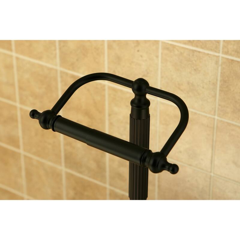 Georgian Freestanding Toilet Paper Holder in Oil Rubbed Bronze - Oil Rubbed Bronze
