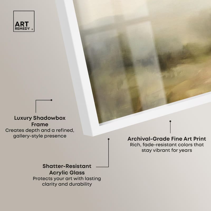 Haze Horizon Shadowbox by Art Remedy