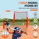 preview thumbnail 24 of 33, Screen Baseball for Batting Cage Heavy Duty Pitching Net for Pitchers Protection
