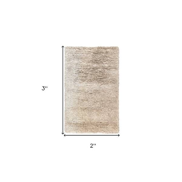 HomeRoots 2' X 3' Tan Hand Woven Area Rug - 2' x 3' - Bed Bath & Beyond ...