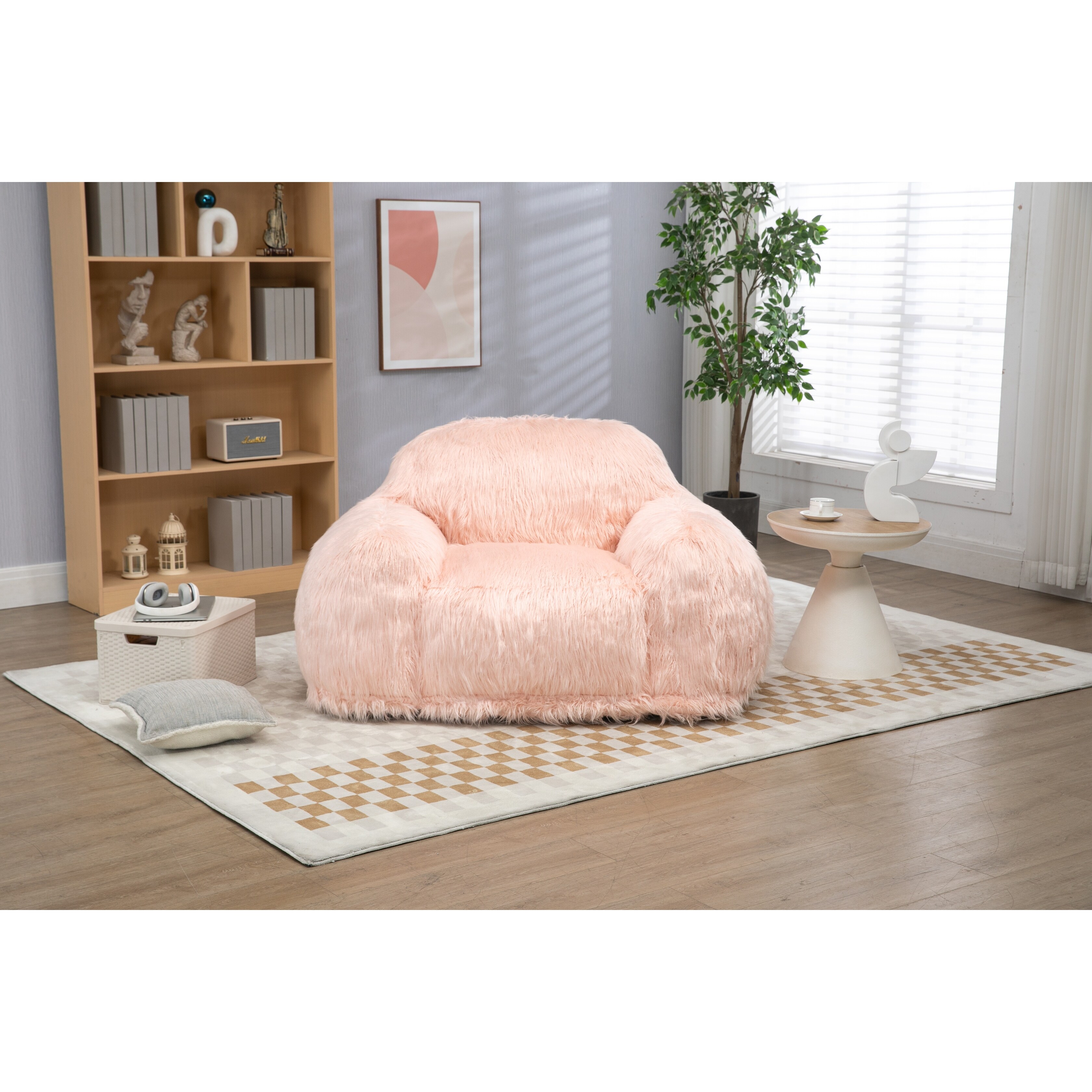 Blush pink shop bean bag