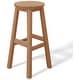 preview thumbnail 75 of 97, Laguna Hdpe All Weather Outdoor Patio 29" Round Bar Stool