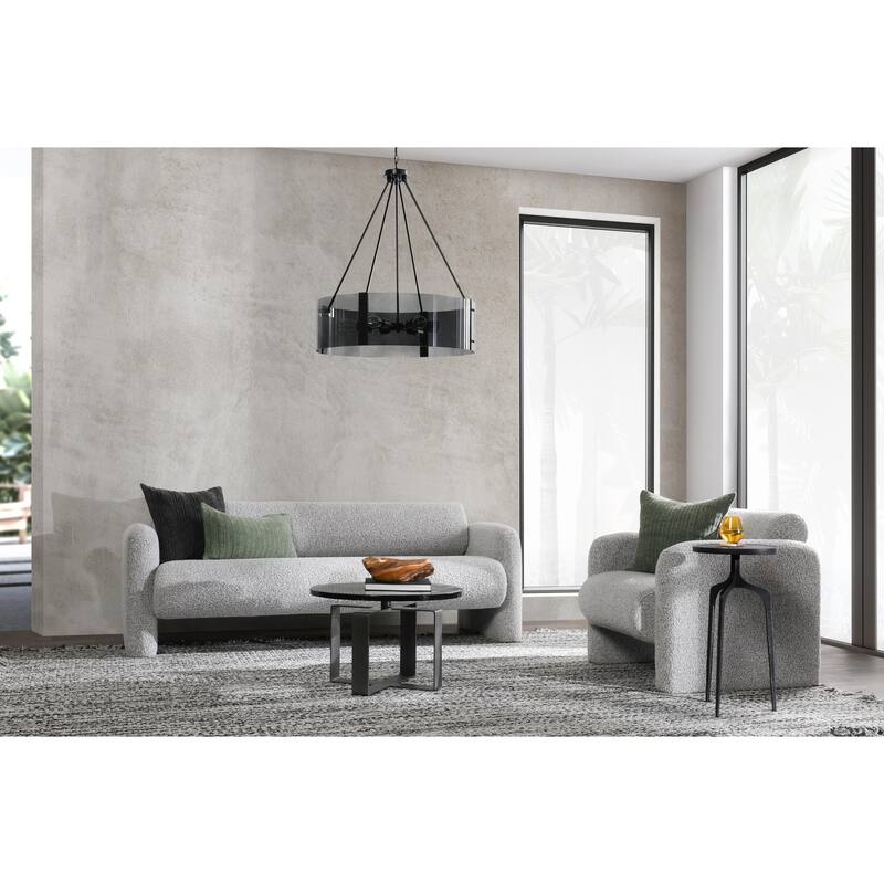 Classic Home Keith 28" Glass Coffee Table