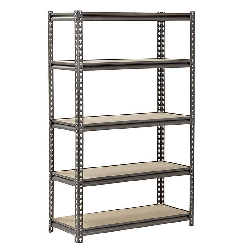 5 Tier Heavy Duty Storage Shelf Garage Shelving Unit Bookcase 2 Colors